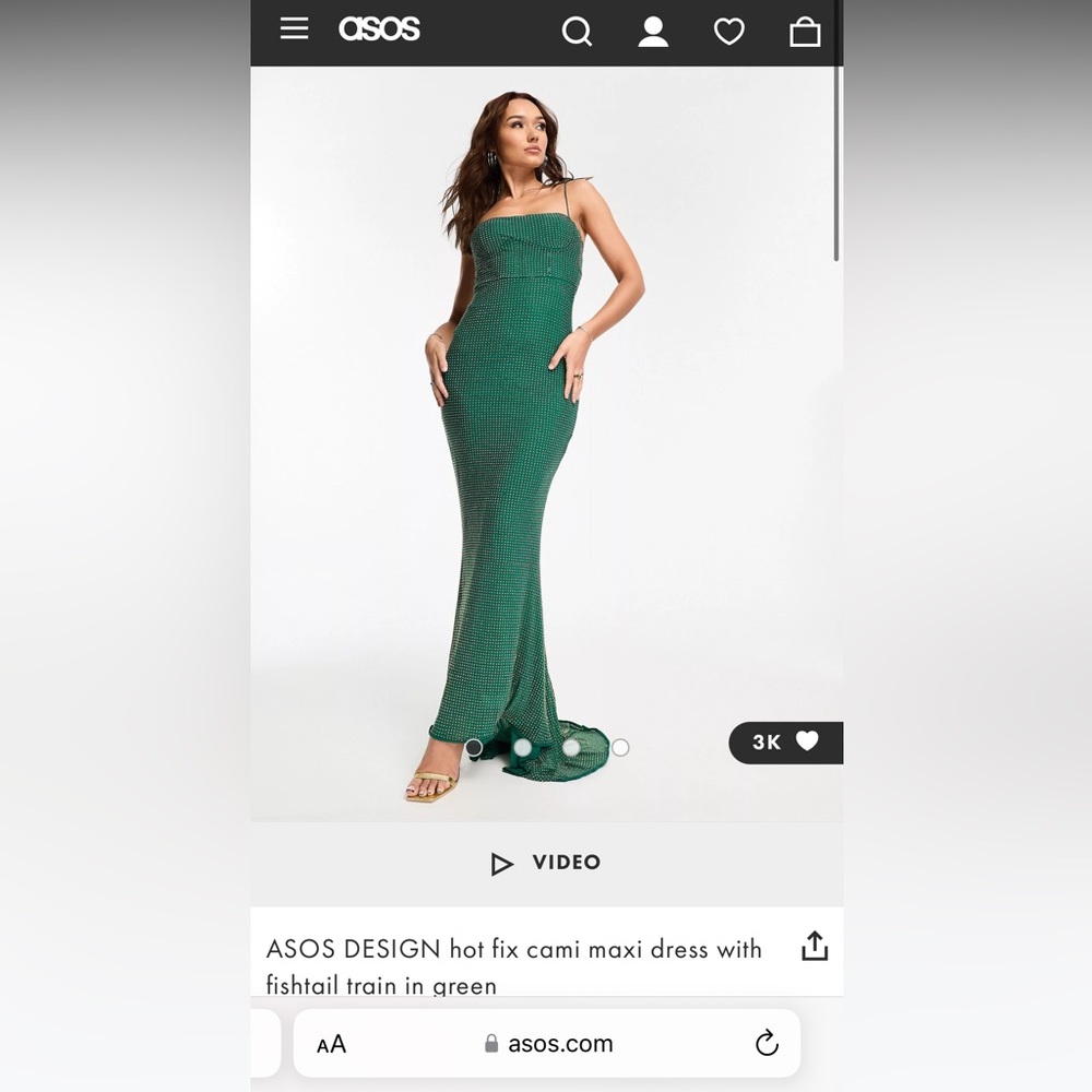 ASOS Sparkle Gown